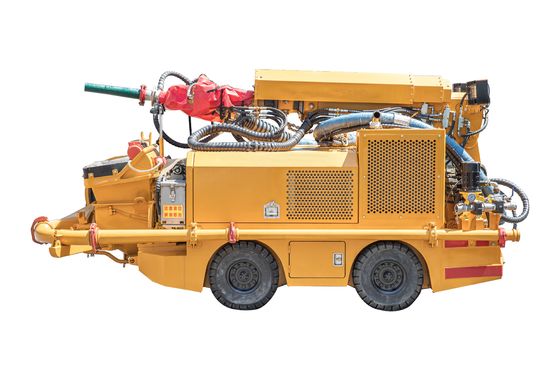 UPS-ZT10(A) Machine de béton sous-terrestre pour la pulvérisation de béton humide avec cabine de moteur Yunnei